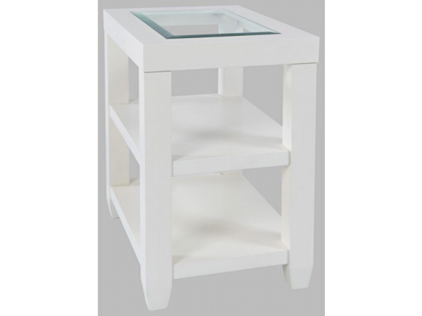 Urban Icon Chairside Table White End tables Jofran