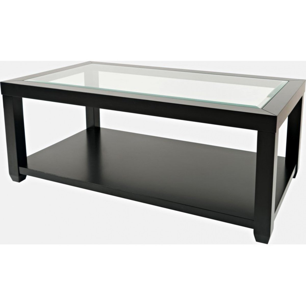 Urban Icon Rectangle Castered Cocktail Table Black Cocktail & Coffee Tables Jofran 3