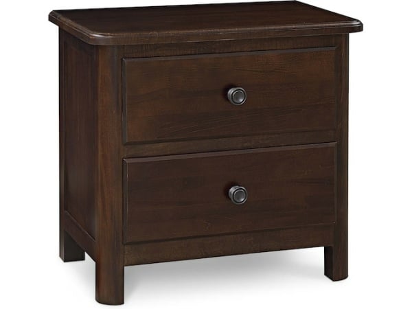 Benchmade Heritage Maple 2 Drawer Nightstand Nightstands Bassett Furniture