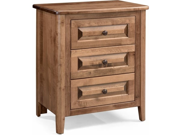 Carson 3 Drawer Nightstand Nightstands Amish