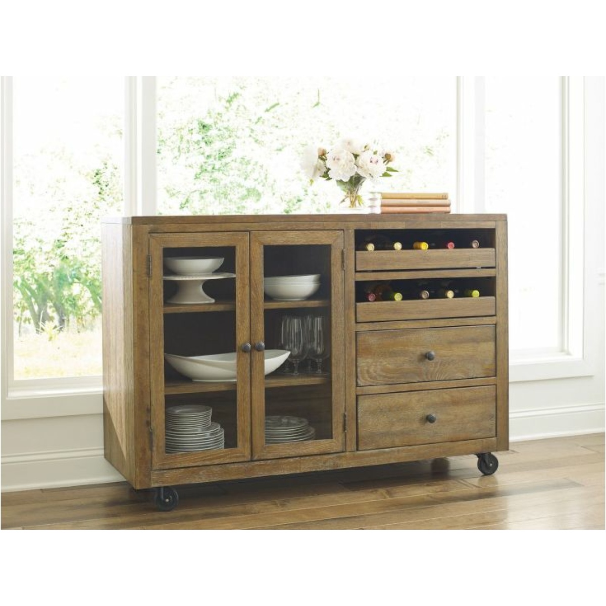The Nook Mobile Server Dining Storage Kincaid Furniture 4
