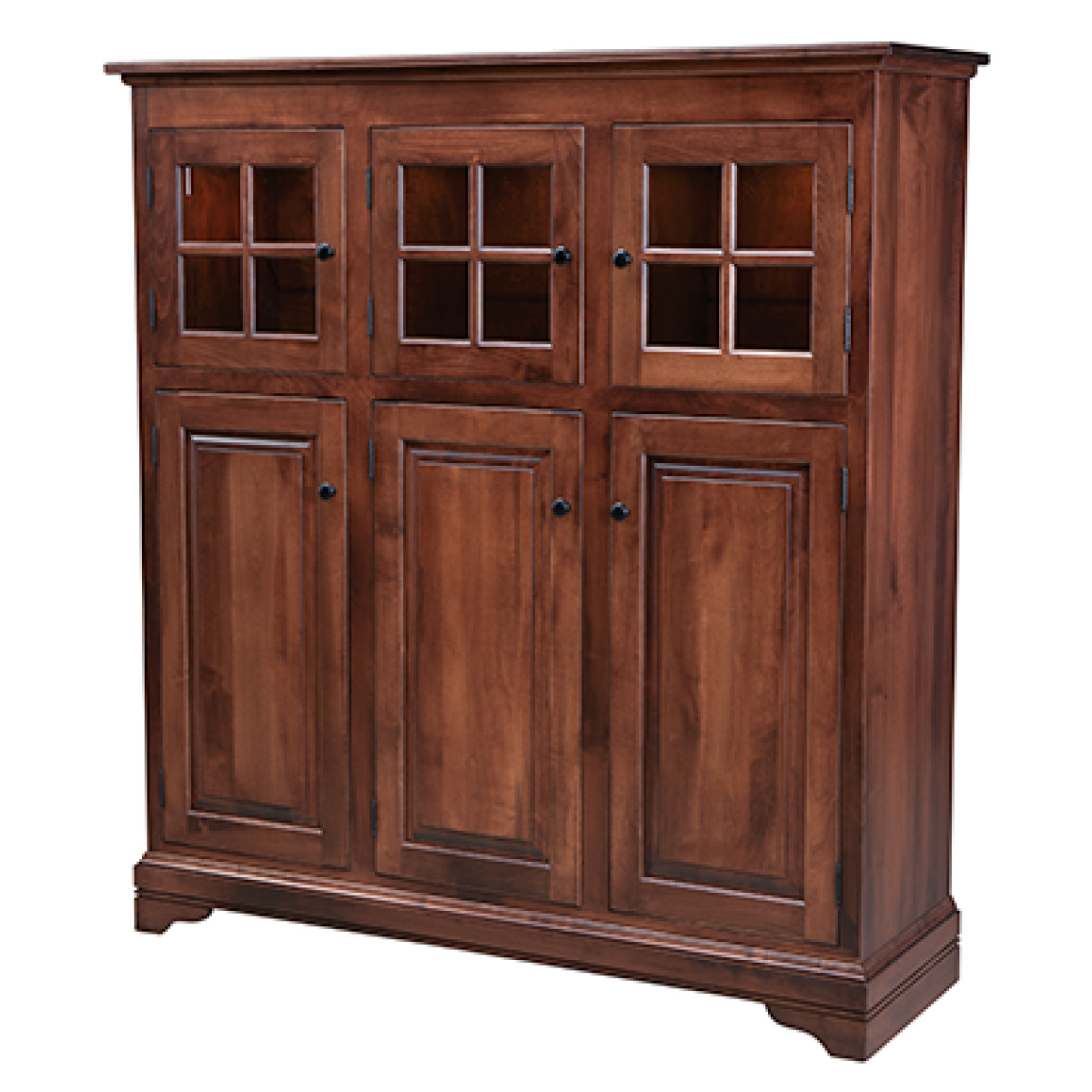 New England Cabinet Dining Storage Amish 4