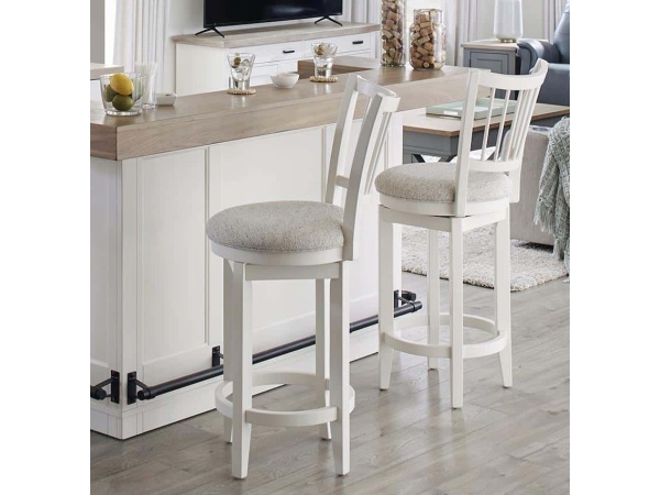 Americana Modern Dining Swivel Barstool Spindle Back Barstools Parker House 3