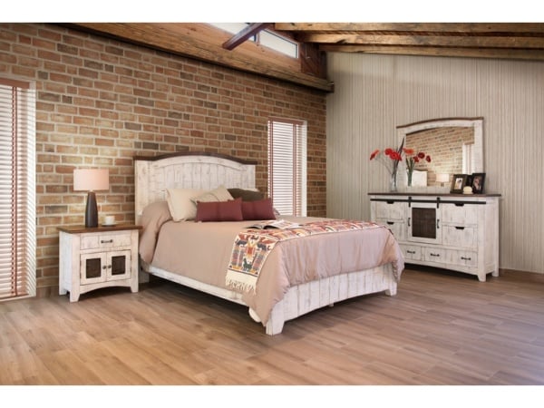 360 Pueblo White Bed Beds International Furniture Direct 3
