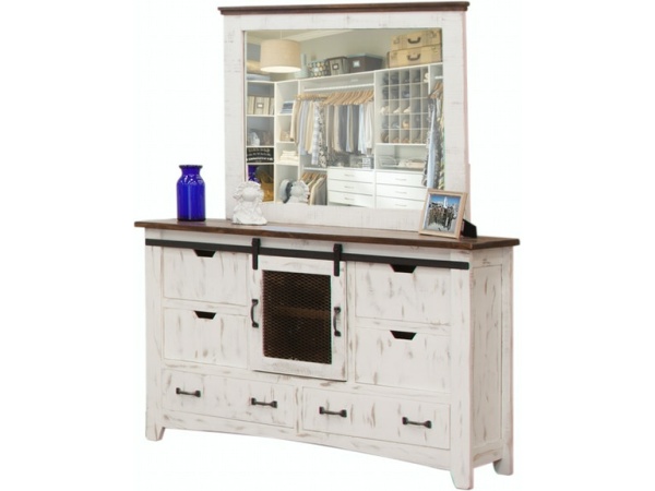 360 Pueblo White Mirror Mirrors International Furniture Direct 3