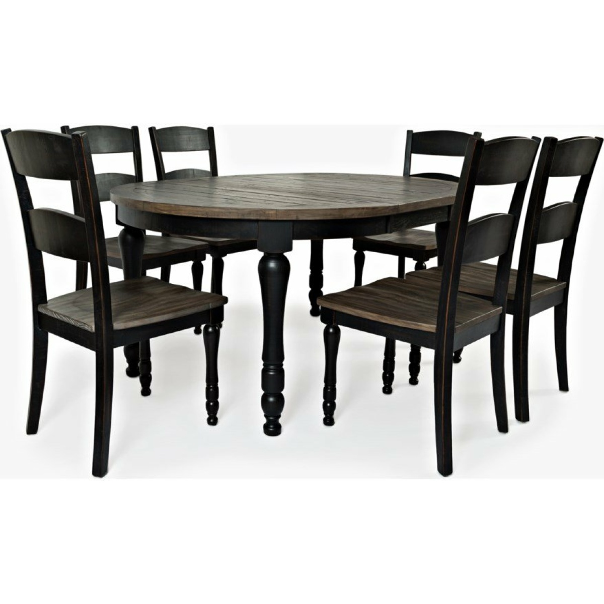 Madison County Dining Chair Vintage Black Finish Chairs & Benches Jofran 6
