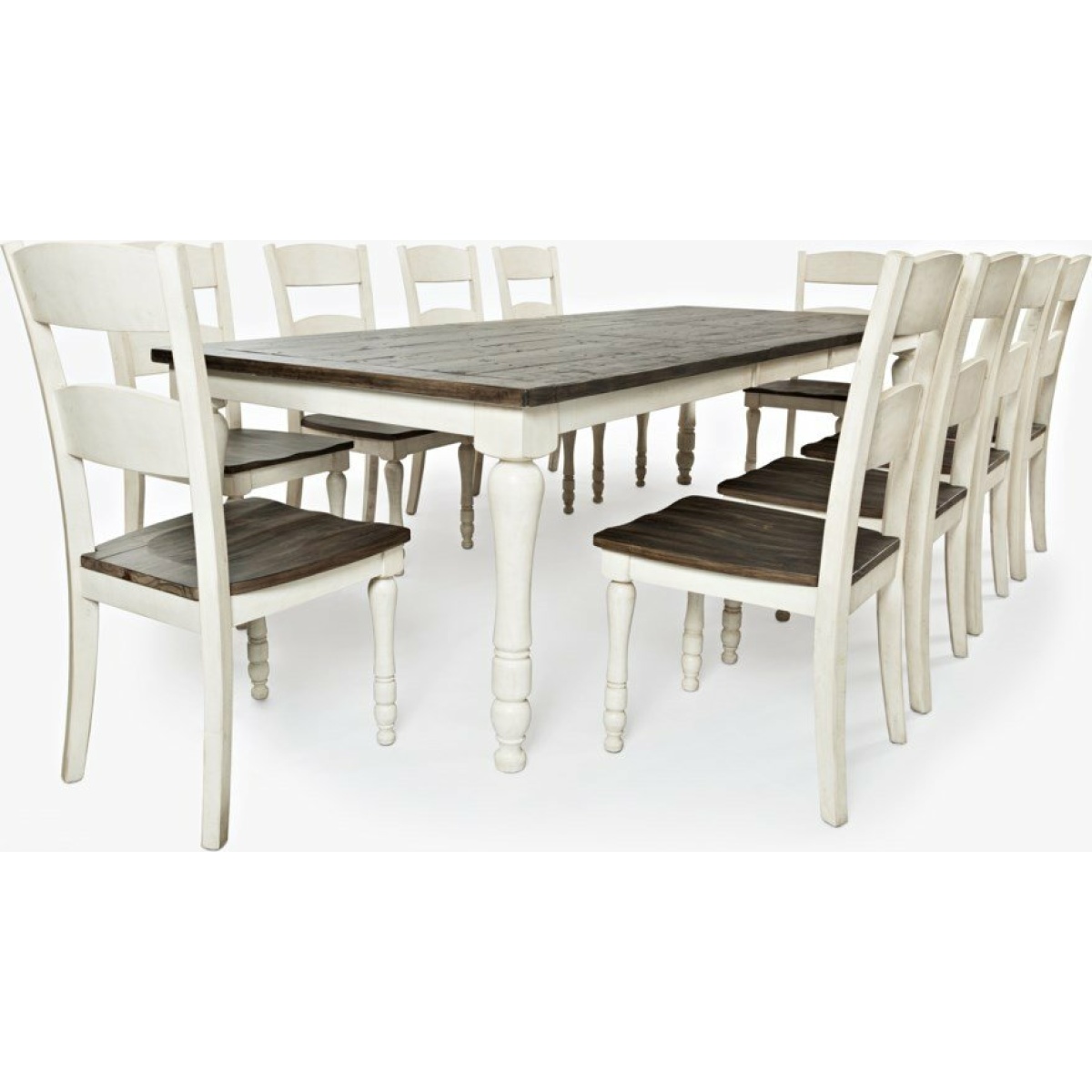 Madison County Dining Chair Vintage White Finish Chairs & Benches Jofran 6
