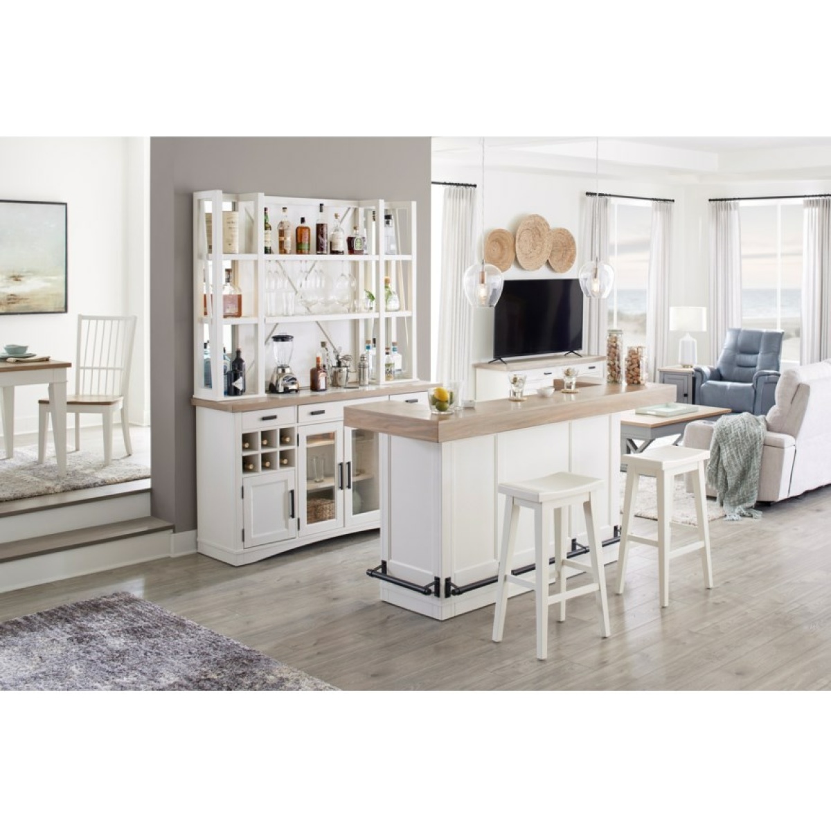 Americana Modern Dining Bar Stool 30″ Bar Furniture Parker House 8