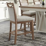 Americana Modern Upholstered Dining Counter Chair Chairs & Benches Parker House 10