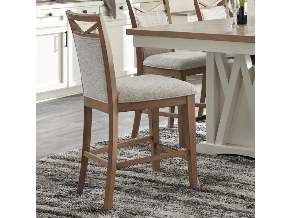 Americana Modern Upholstered Dining Counter Chair Chairs & Benches Parker House 3