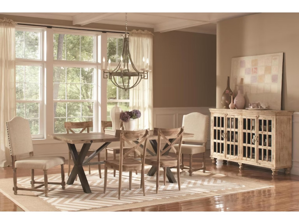 Callista Rectangular Dining Table Dining Tables Elements International 6