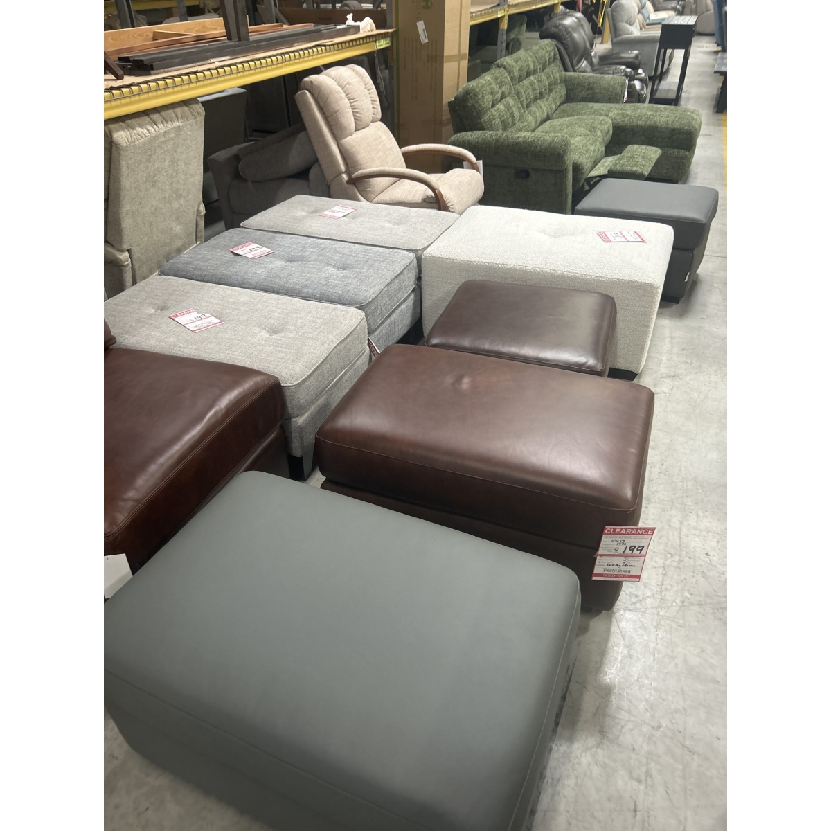ottomans! Clearance 2