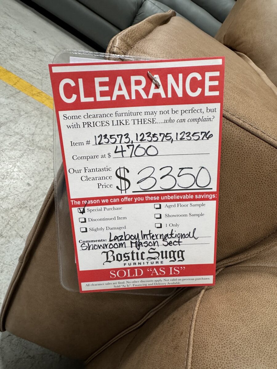 La-Z-Boy International Sectional Clearance 6