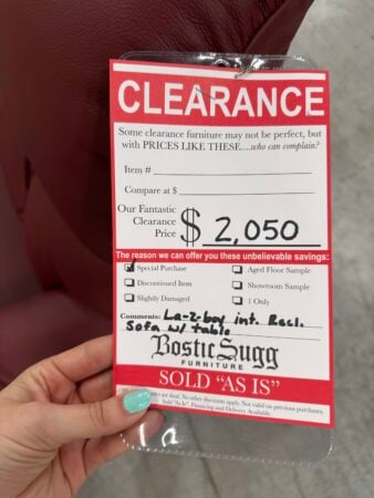 La-Z-Boy International Recliner sofa Clearance 3