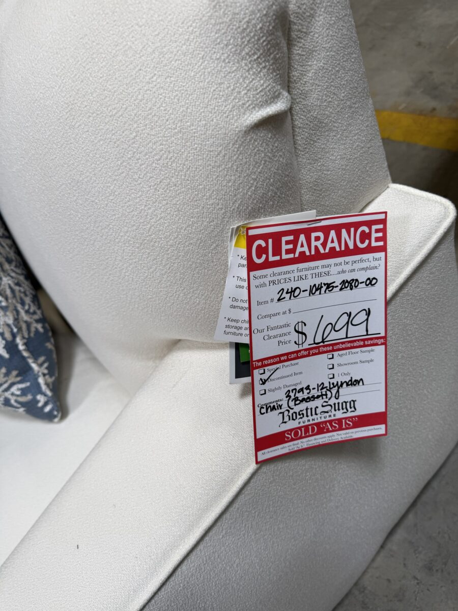 Basset accent chair Clearance 4